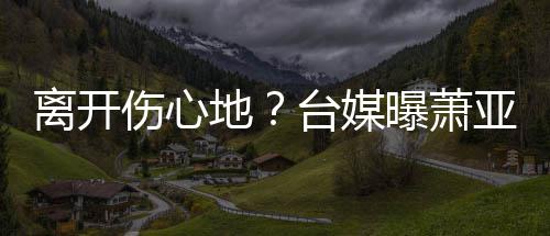 小1曝萧台媒地离开离和男友爱巢伤心6岁亚轩已搬
