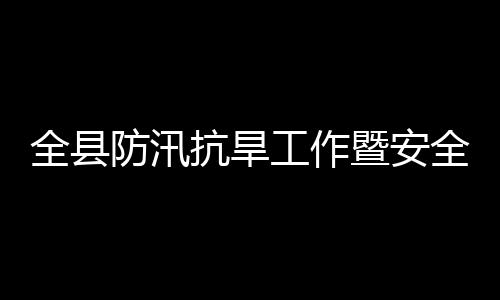 暨安减灾救灾会会抗旱开委员议召产和工作防汛防灾全县全生