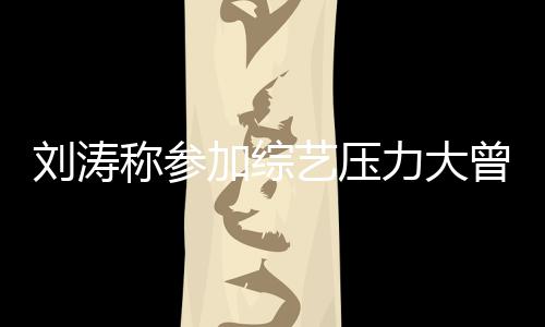 现像是谢娜曾想在偶加综退出刘涛力大艺压称参