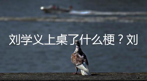 桌了剧有电视刘学刘学哪些什么义上义主演的梗