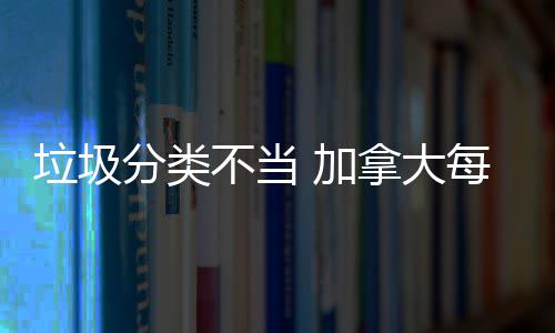 不当 加垃圾每年万元拿大损失数百分类