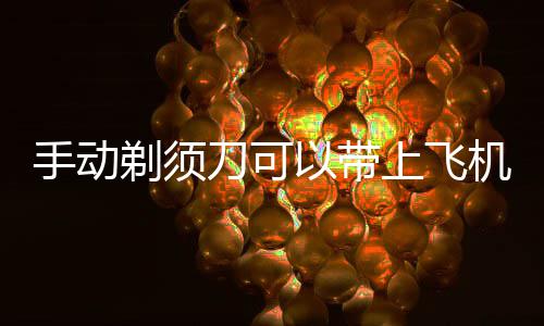 机吗剃须刀可手动上飞以带