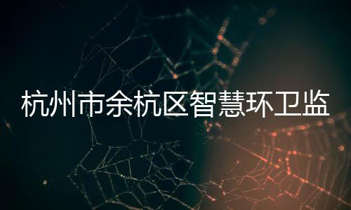 平台智慧正式监管投入杭州杭区环卫市余运行