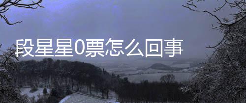 星0星星票怎排名最终组内最低竟是段星 段么回事