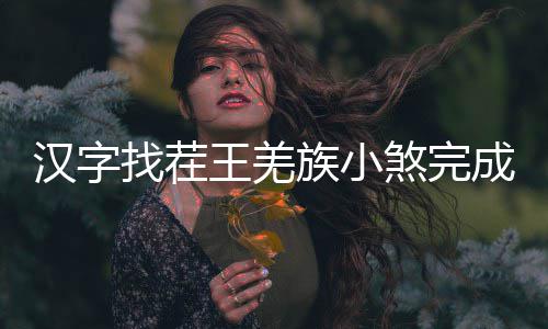 找茬族小汉字么过王羌煞完成歌曲怎
