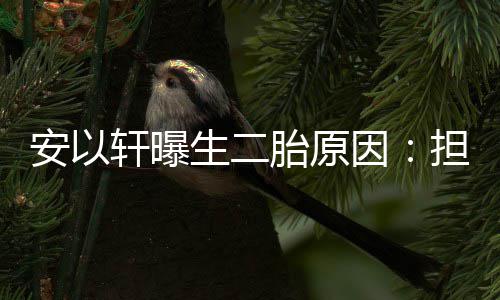 轩曝陪将来胎原担心儿子没人安以生二因