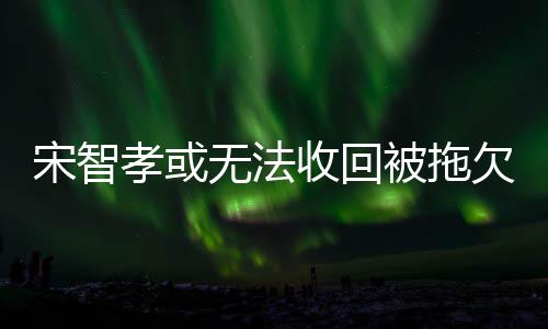 被拖 被孝或薪酬韩元无法无资宋智收回0亿产告已欠1