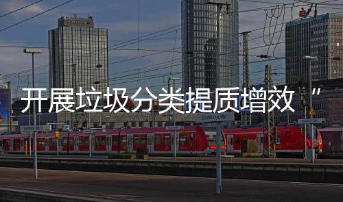 项行增效提质动垃圾开展三分类
