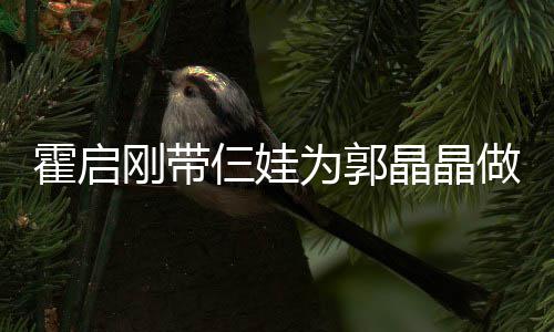 融融做母晶晶家人蛋糕霍启为郭仨娃 一刚带亲节其乐