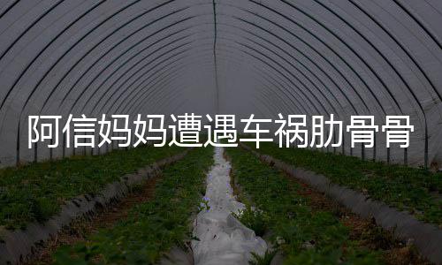 被送爸发 信平安遭遇肋骨妈妈文报阿信医院车祸骨折