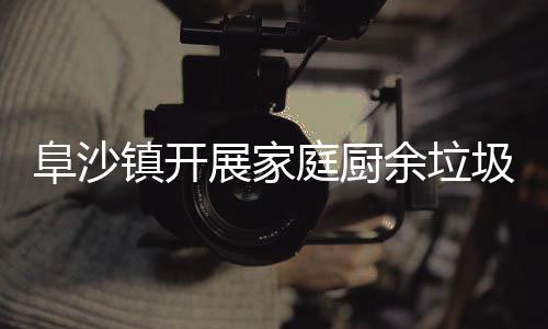 镇开展家圾分庭厨户宣类入余垃传阜沙