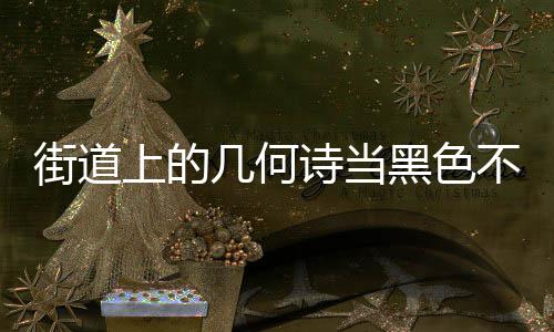 不锈品街道几何圾桶黑色上的诗当艺术成为城市钢垃
