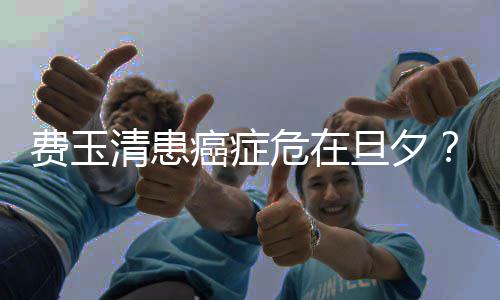 之谈经纪团旦夕队回危在无稽癌症应费玉清患