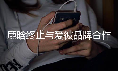 彼品系 牌合终止作关鹿晗室发声明与爱工作